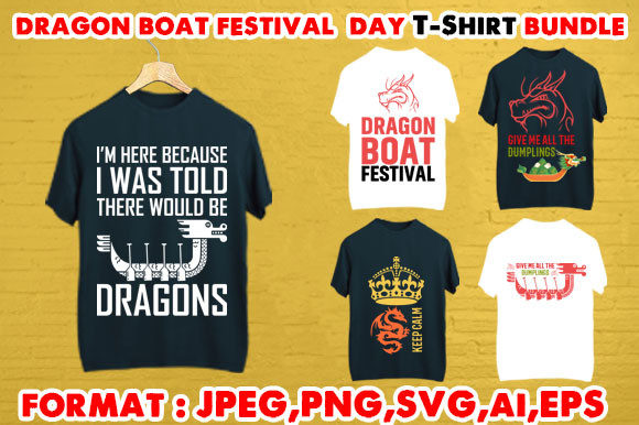 Dragon Boat Festival T-Shirt Graphics for Local Branding