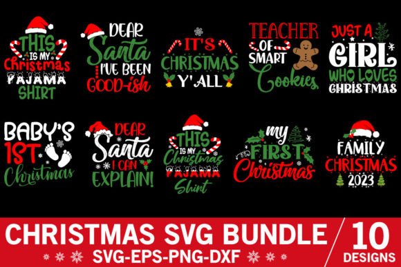 Funny Christmas SVG Bundle Graphics for T-Shirt Designs Review