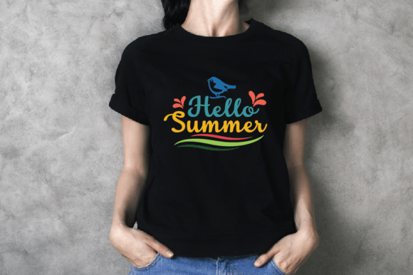 Hello Summer SVG Graphics and T-Shirt Designs