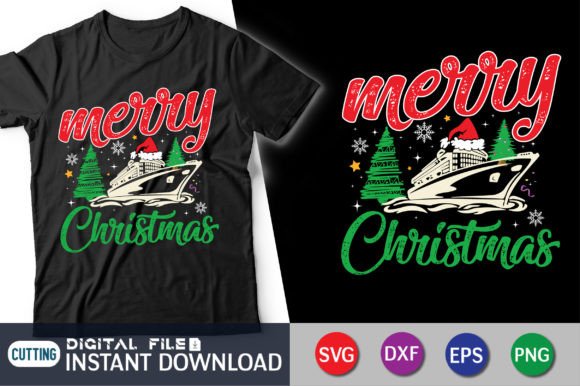 Merry Christmas Cruise T-Shirt Graphics & Designs